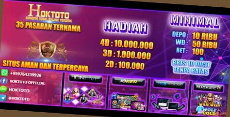 hoktoto bandar togel terpercaya